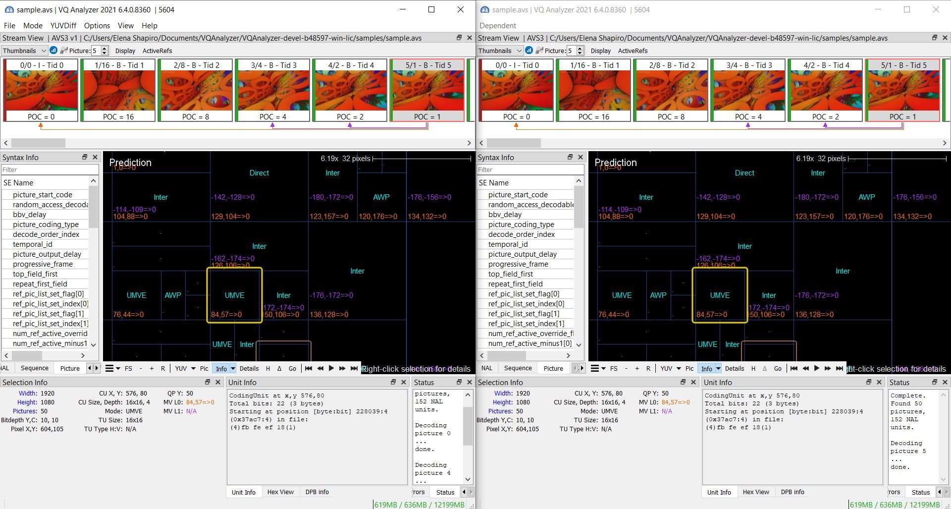 Dual view